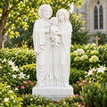 Holy Family White Marble Statue – CHS-815