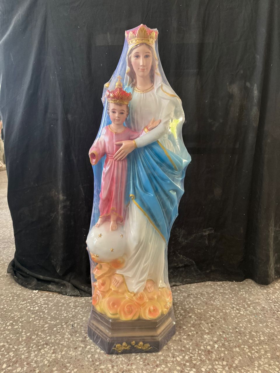 Mary Queen of Heaven with Child Jesus Statue SRC-157