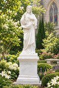 Sacred Heart of Jesus White Marble Statue – CHS-305