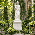 Saint Joseph White Marble Statue – CHS-819